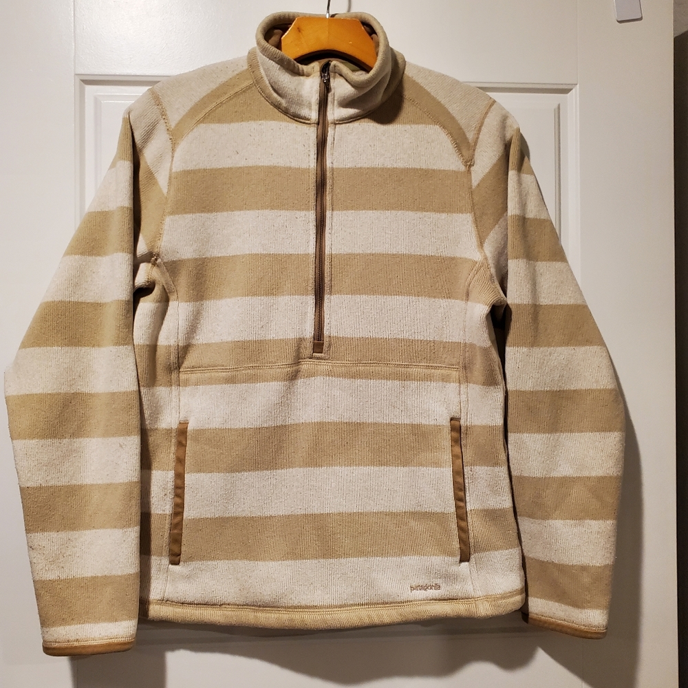Medium Patagonia Better Sweater Marsupial Stripe Half-Zip Pullover